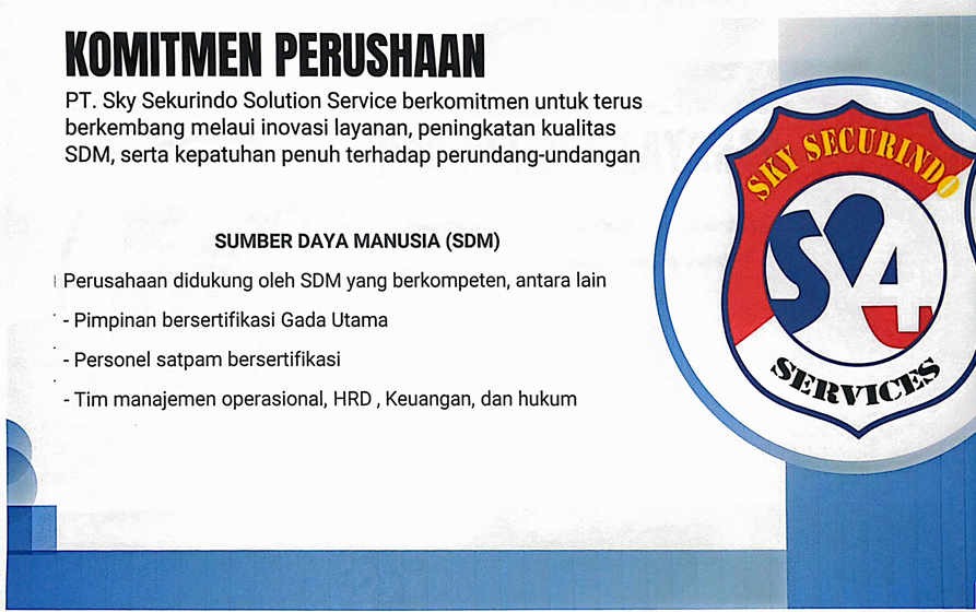 KOMITMEN PERUSAHAAN